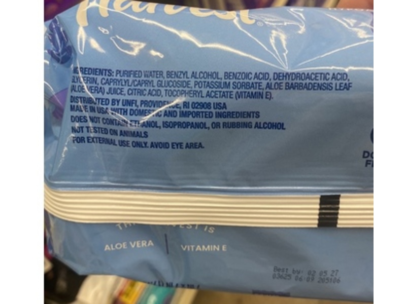 Wild Harvest Soft Baby Wipes, Aloe Vera & Vitamin E, 72 Count