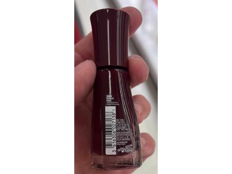Sally Hanseen Insta-Dri Nail Color, Pomp & Plum, 0.31 fl oz/9.17 mL