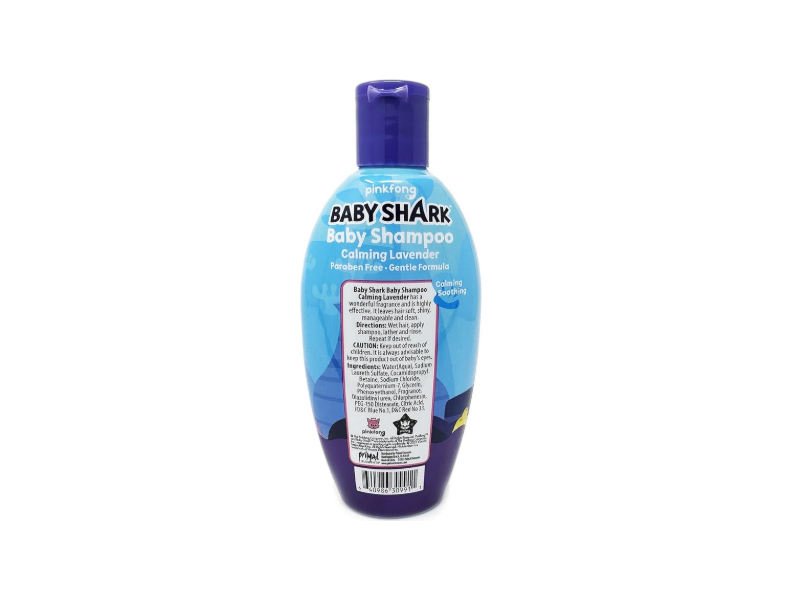 Pink Fong Baby Shark Baby Shampoo, Calming Lavender, 10 fl oz/296 mL