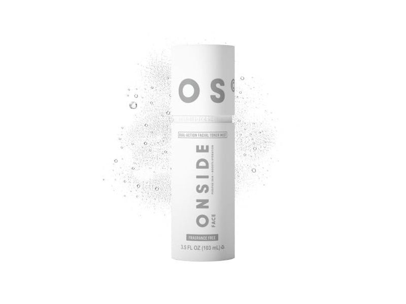 Onside Dual-Action Facial Toner Mist, Fragrance Free, 3.5 fl oz/103 mL