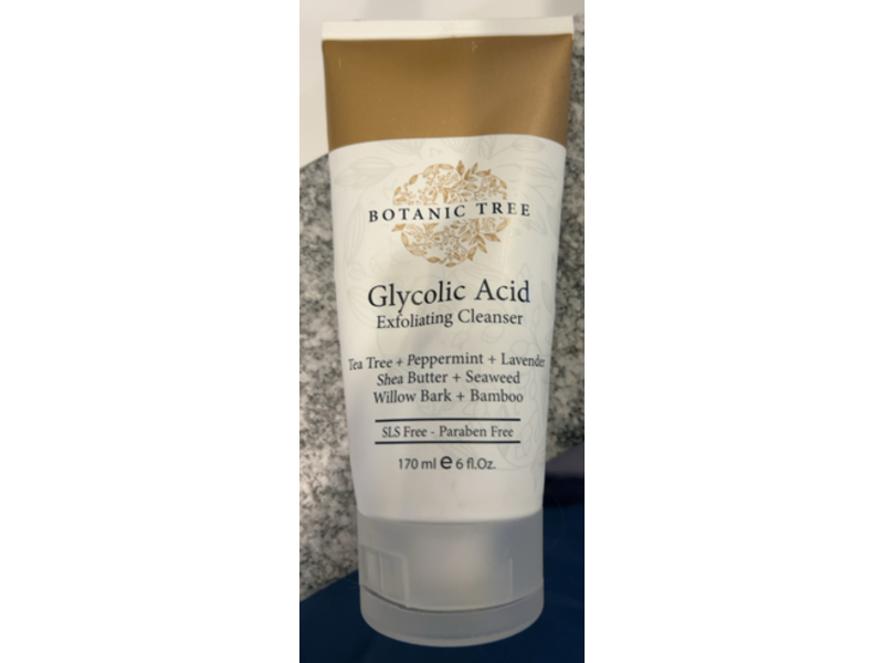 Botanic Tree Exfoliating Cleanser, Glycolic Acid, 6 fl oz/170 mL