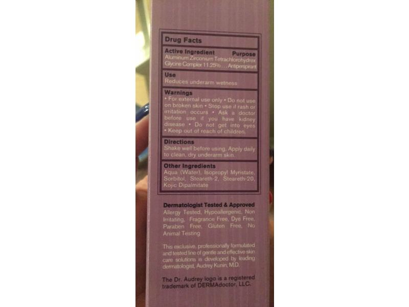 DERMAdoctor Total Nonscents Ultra-Gentle Brightening Antiperspirant, 3.04 fl oz/90 mL