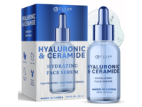 Clear Beauty Hydrating Face Serum, Hyaluronic Acid & Ceramides, 1.69 fl oz/50 mL - thumbnail 1