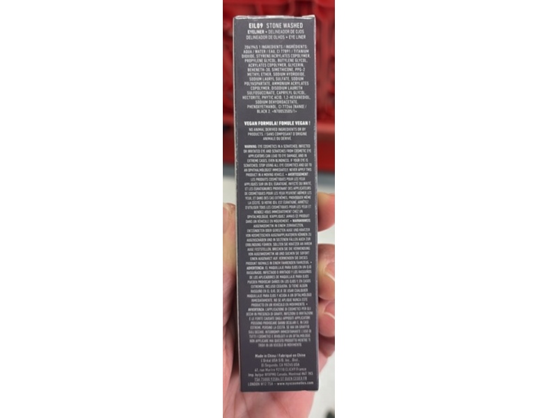 Nyx Professional Makeup Epic Ink Eyeliner, Eil 09 Stone Washed, 0.03 fl oz/1 mL