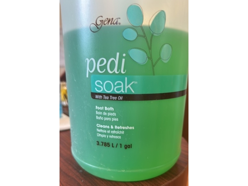 Gena Pedi Soak Foot Bath, Tea Tree Oil, 3.785 L