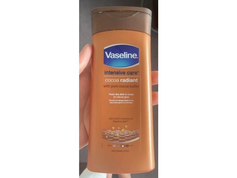 Vaseline Intensive Care Cocoa Radiant Lotion, Pure Cocoa Butter, 200 mL