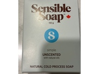 Sensible Co. Natural Cold Pressed Soap, Unscented, 110 g - thumbnail 2