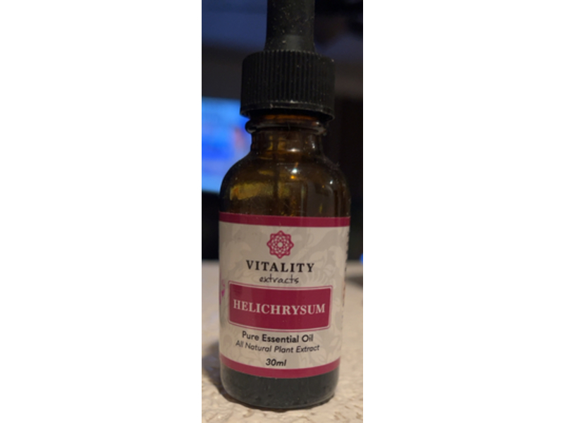 Vitality Extracts Pure Essential Oil, Helichrysum, 30 mL