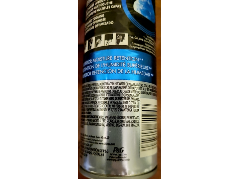 Gillette Mach3 Complete Defense Extra Comfort Shave Gel, 7 oz/198 g