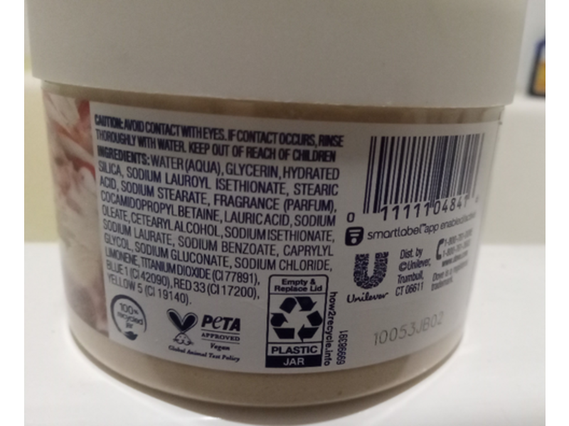 Dove Body Scrub, Peppermint Bark, 10.5 oz