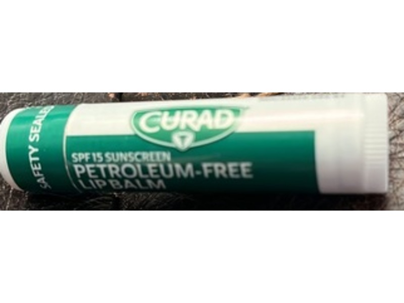 Curad Sunscreen Lip Balm, Mint, SPF 15