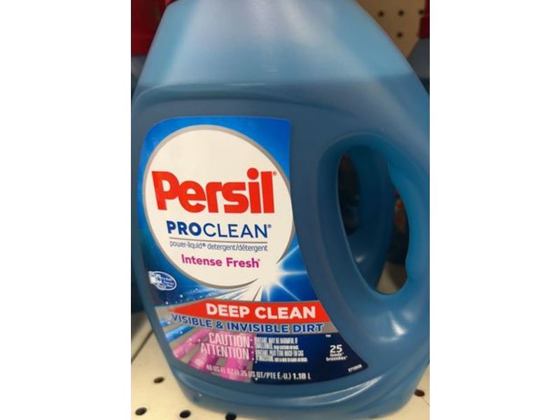 Persil Pro Clean Liquid Detergent Intense Fresh, Deep Clean, 25 Loads