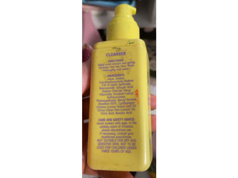 Oxx Cosmetic Gentle Gel Cleanser, Niacinamide & Salicylic Acid, 125 mL