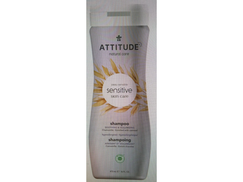 Attitude Smoothing & Volumizing Shampoo, Sensitive Skin Care, 16 fl oz/473 mL