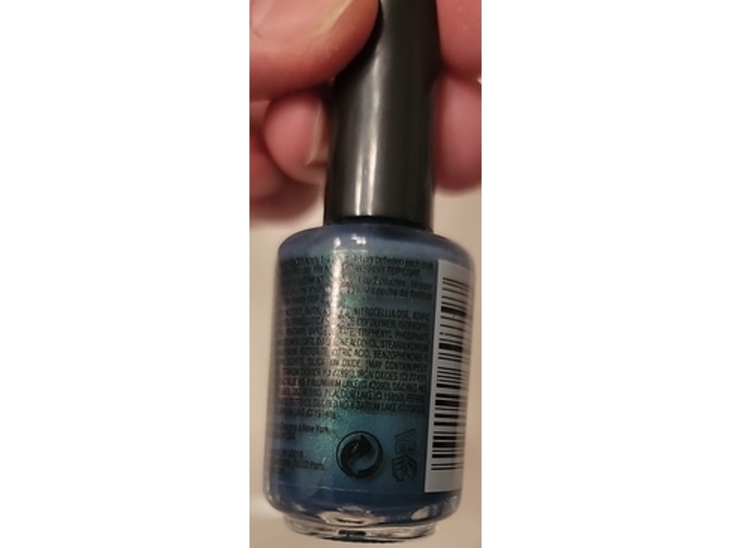 NYC New York Color Long Wearing Nail Enamel, 140 Empire State Blue, 0.45 fl oz/13.3 mL