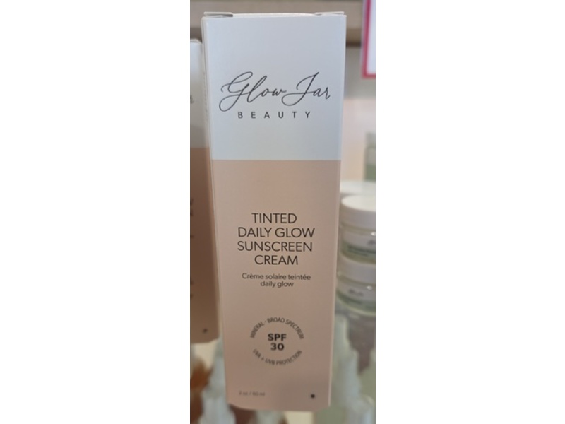 Glow Jar Beauty Tinted Daily Glow Sunscreen Cream, SPF 30, 2 oz/60 mL