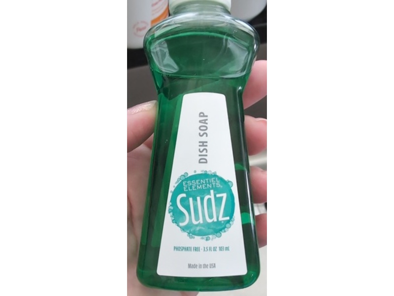Essential Elements Sudz Dish Soap, 3.5 fl oz/103 mL
