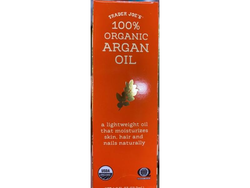 Trader Joe's 100% Organic Argan Oil, 1.7 fl oz/50.2 mL