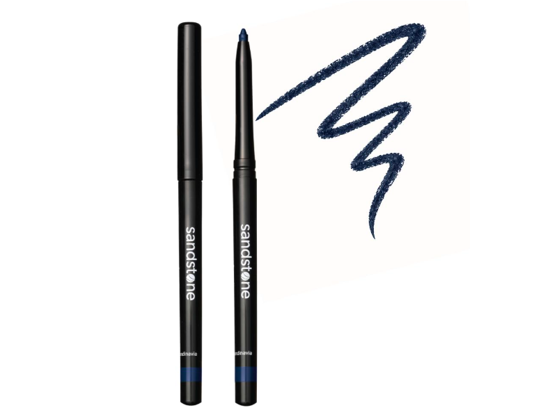 Sandstone Scandinavia Waterproof Matte Eyeliner, Blue, 0.012 oz/0.35 g