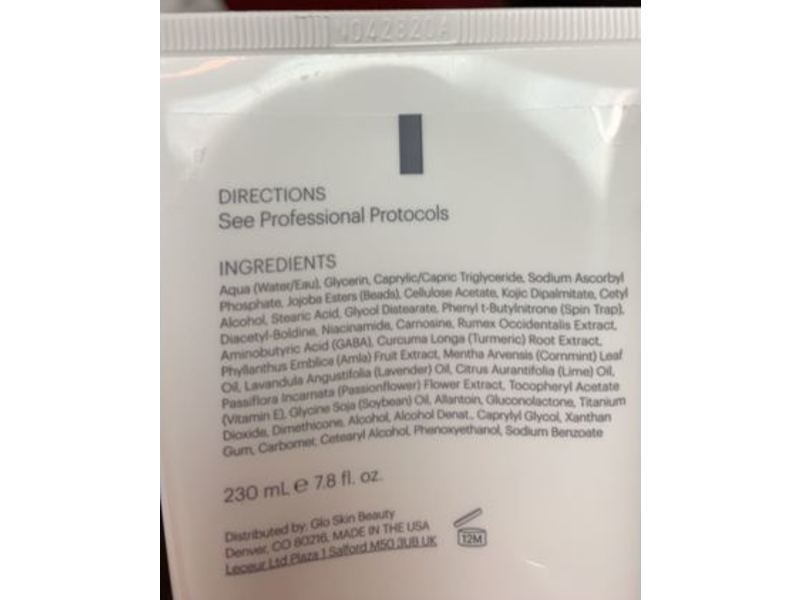 Glo Skin Beauty Physical Exfoliant Brightening Polish, Professional, 7.8 fl oz/230 mL