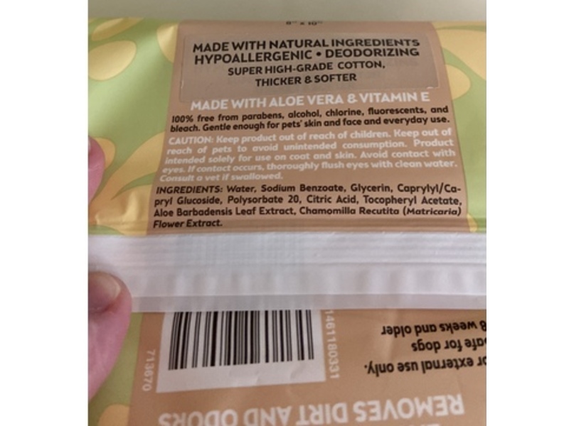 Heart To Tail Pet Wipes, Unscented, 126 Count