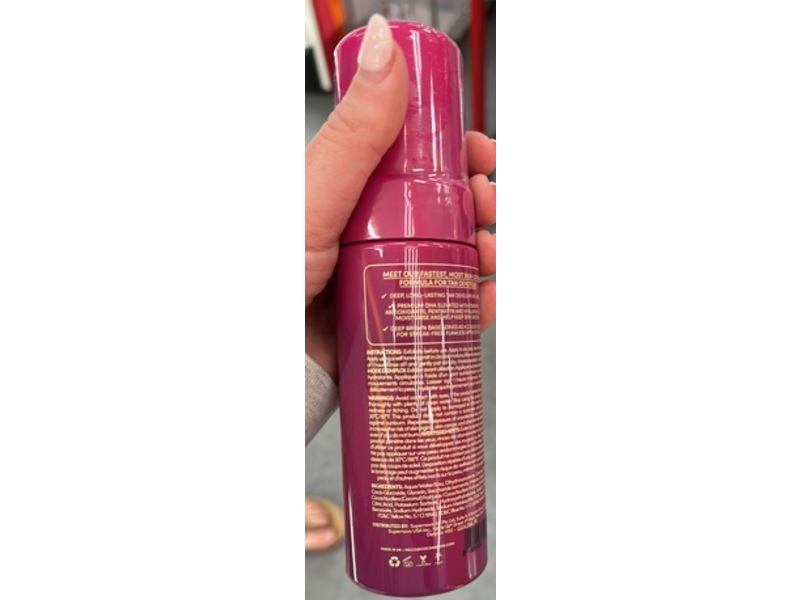 Coco & Eve Express Tanning Antioxidant Mousse, Dark Tan, 5.07 fl oz/150 mL