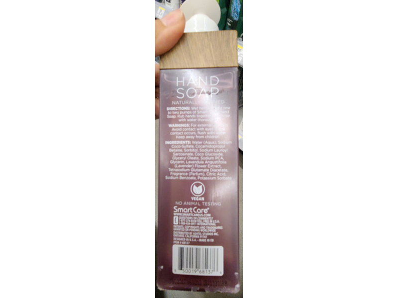 Smart Care Hand Soap, Fresh Lavender, 11.83 fl oz/350 mL