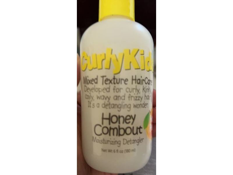 Curly Kids Moisturizing Detangler, Honey Combout, 6 fl oz/180 mL