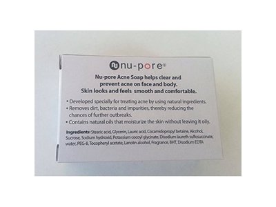 nu pore cleansing facial bar