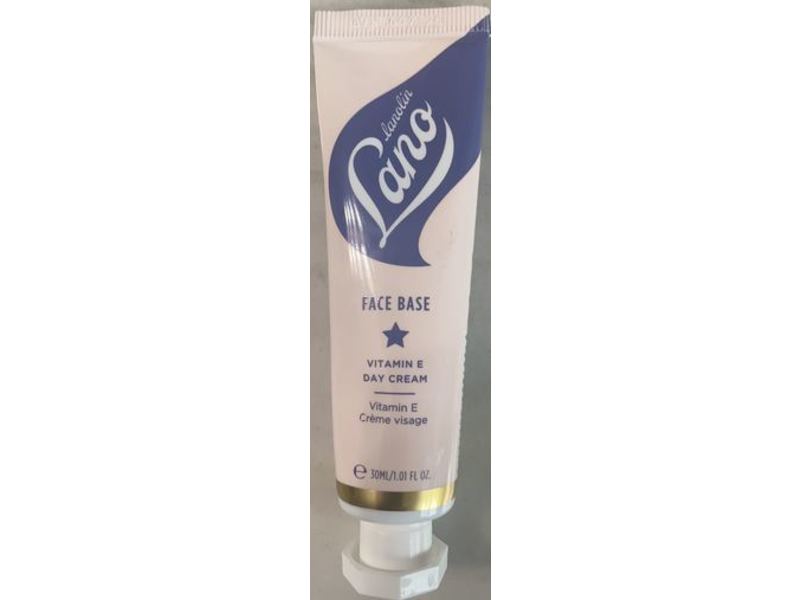 Lano Lanolin + Vitamin E Day Cream, Face Base, 1.01 fl oz/30 mL