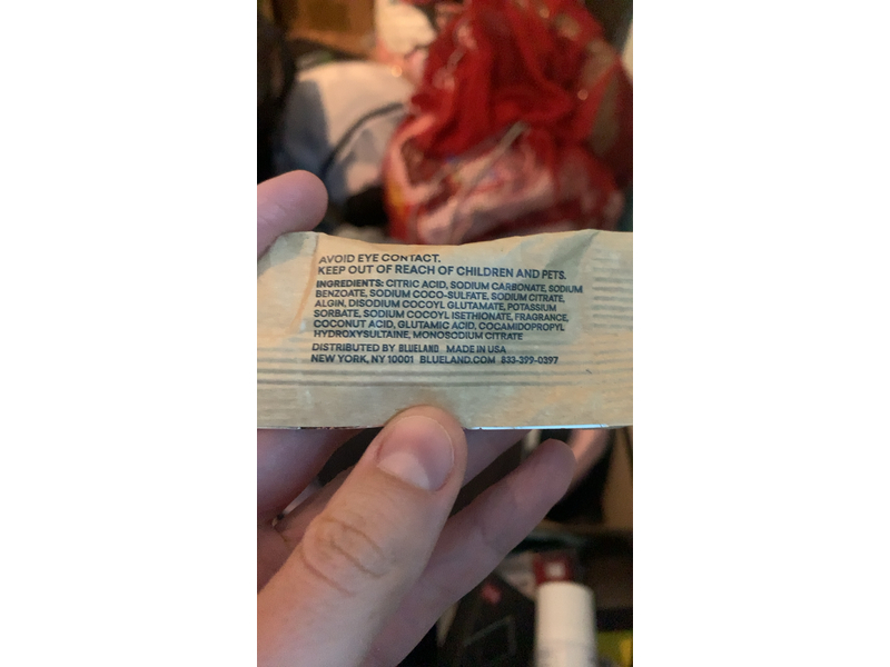 Blueland Foaming Hand Soap, Perrine Lemon, 0.3 oz/8.7 g