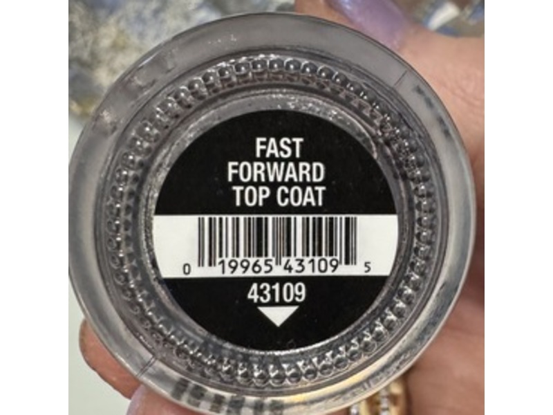 China Glaze Fast Forward Top Coat, 0.5 fl oz/14 mL