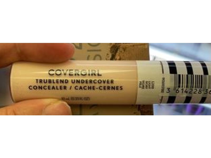 Covergirl TruBlend Undercover Concealer, Light Ivory, 0.33 fl oz/10 mL