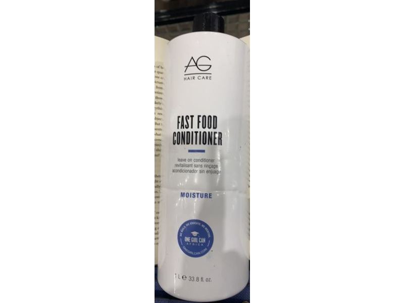 AG Moisture Fast Food Conditioner, 33.8 fl oz / 1 L
