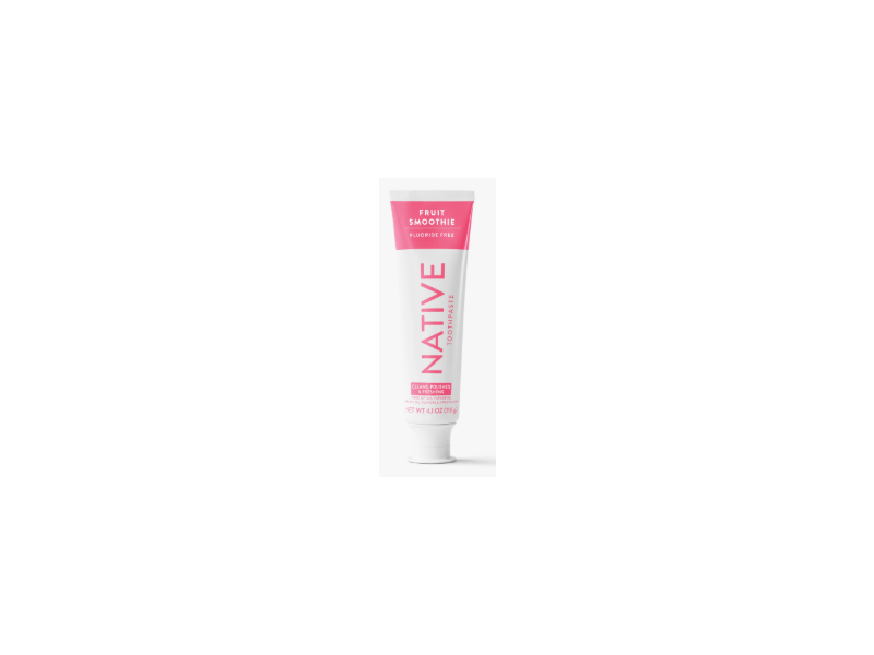 Native Toothpaste, Fruit Smoothie, 4.1 oz/116 g
