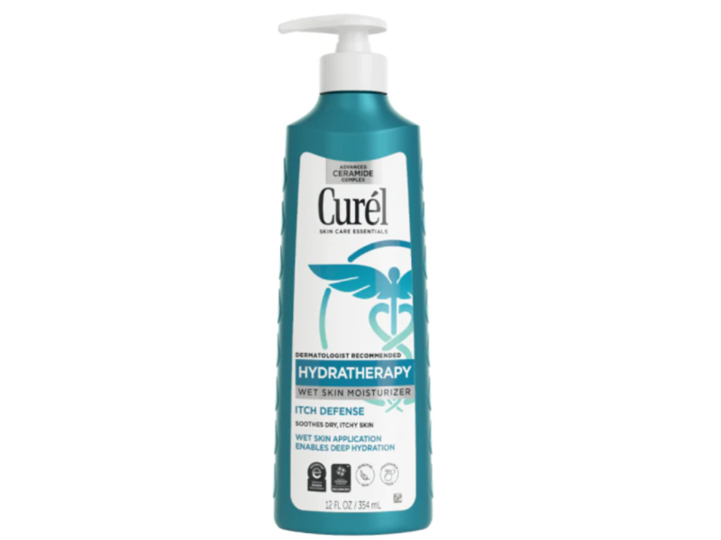 Curel Hydra Therapy Wet Skin Moisturizer, Itch Defense, 12 fl oz/354 mL