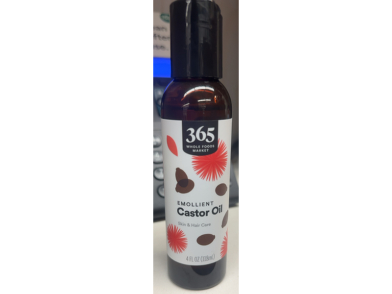 365 Whole Foods Market Emollient Castor Oil, 4 fl oz/118 mL