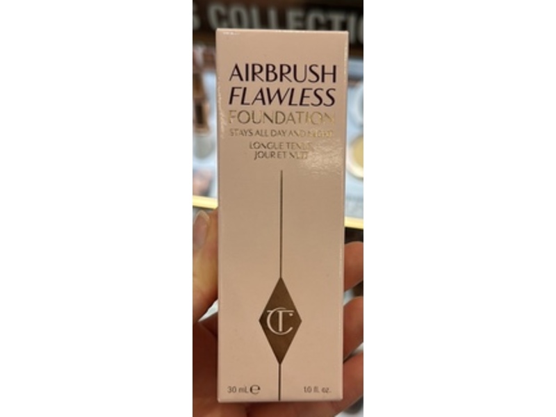 Charlotte Tilbury Airbrush Flawless Foundation, 7 Warm, 1.0 fl oz/30 mL