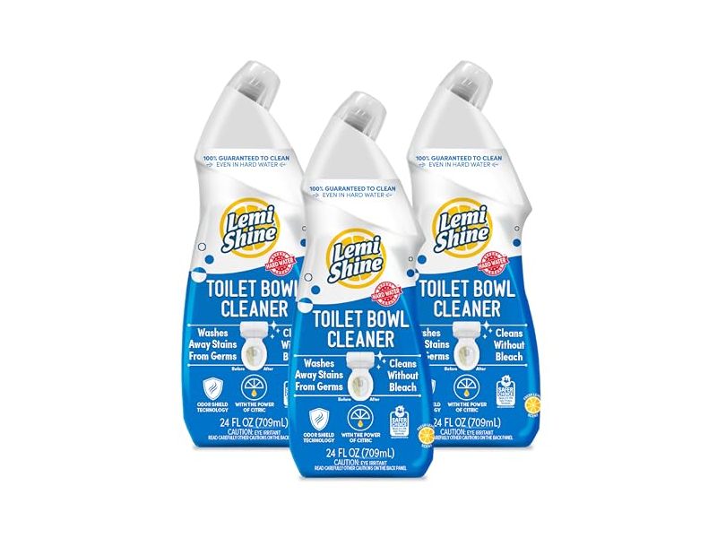 Lemi Shine Toilet Bowl Cleaner, 24 fl oz/709 mL, Pack of 3