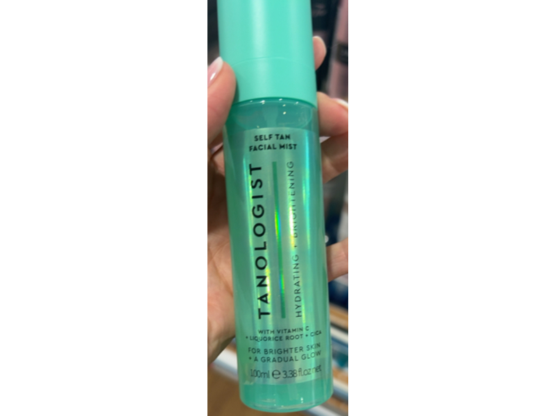 Tanologist Hydrating + Brightening Self Tan Facial Mist, Vitamin C + Liquorice Root + Cica, 3.38 fl oz/100 mL