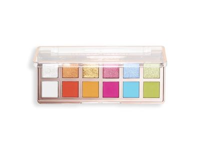 Revolution Beauty London Brights Eyeshadow Palette, The Vibrant Icon, 0.78 oz