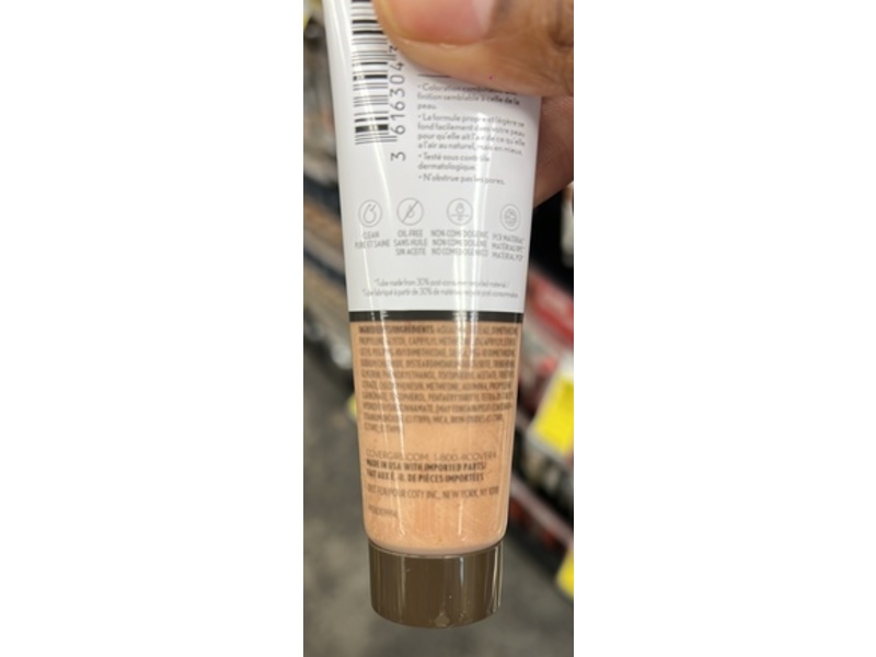 Covergirl Clean Invisible Foundation, 148 Perfect Beige, 1 fl oz/30 mL