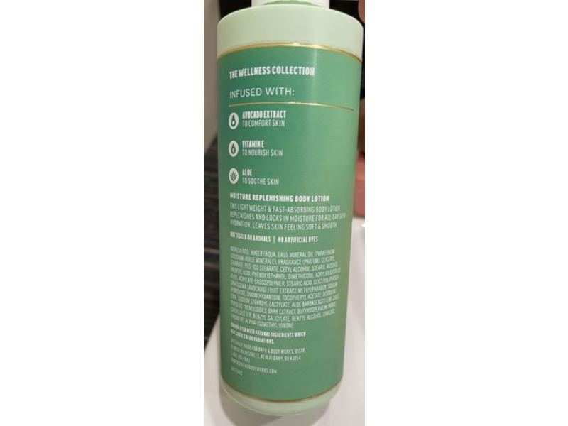 Bath & Body Works Wellness Collection Avocado Extract Body Lotion, 7.8 oz