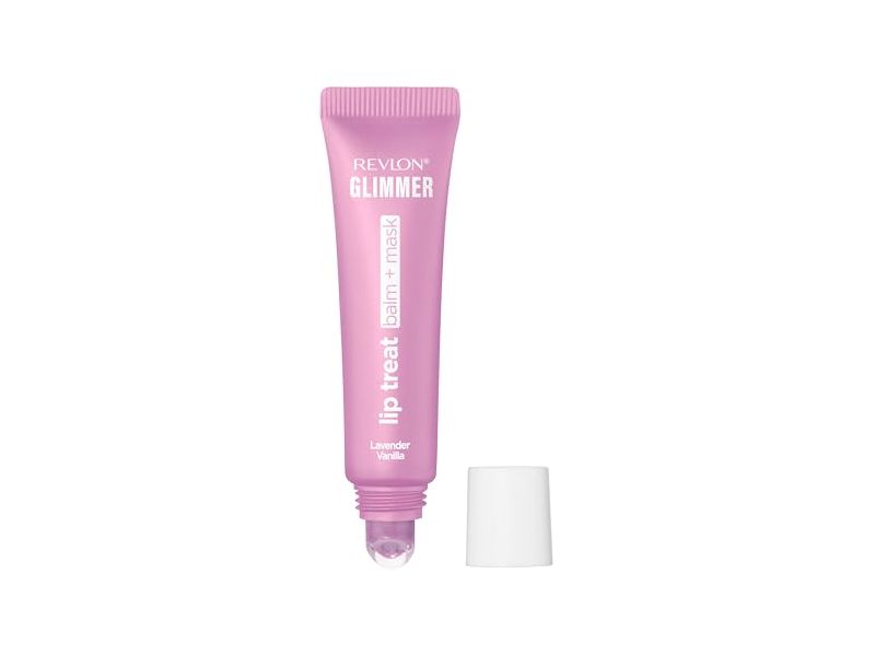 Revlon Glimmer Lip Treat Balm+Mask, Lavender Vanilla, 0.4 fl oz