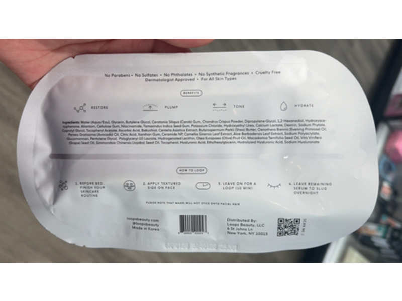 Loops Slugging Mask, Dream Sleep, 1.058 oz/30 g