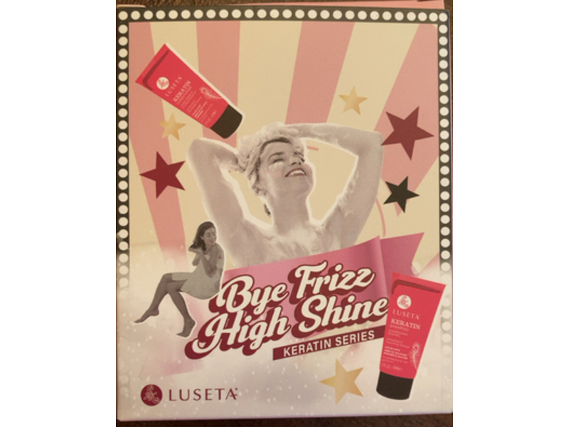 Luseta Keratin Series Shampoo & Conditioner Set, Bye frizz High Shine