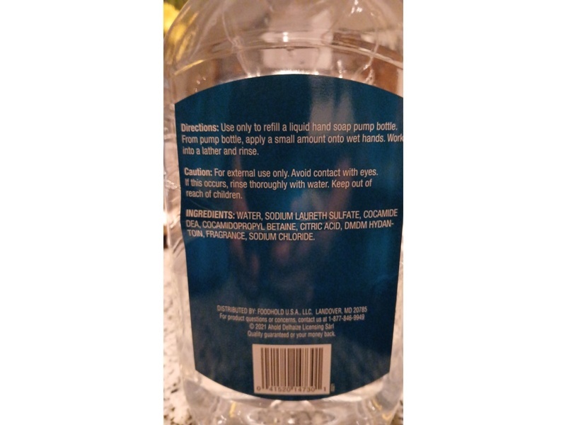 Careone Liquid Hand Soap Refill, Clear, 32 fl oz/946 mL