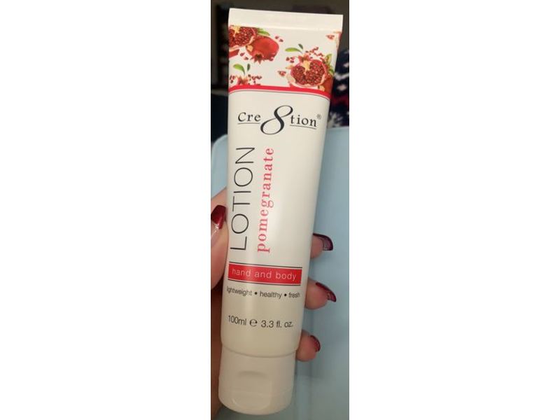 Cre8tion Hand And Body Lotion, Pomegranate, 3.3 fl oz/100 ml