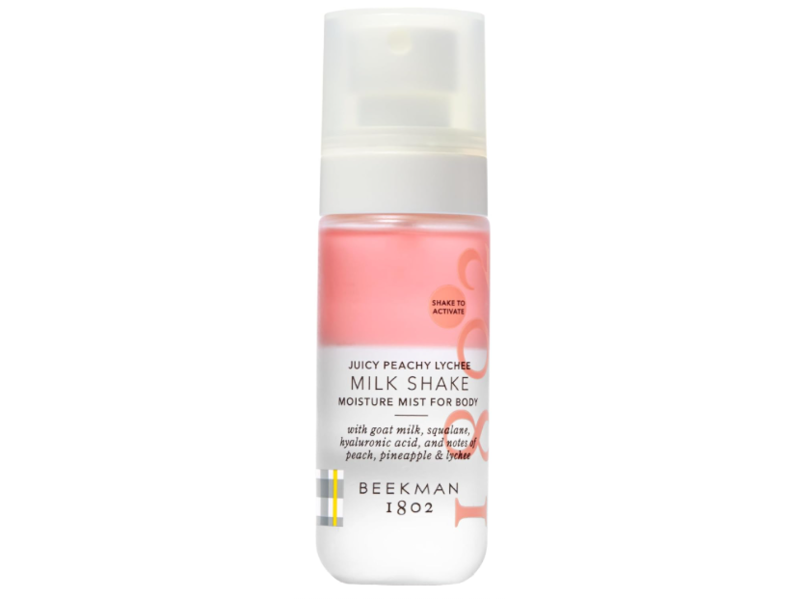 Beekman 1802 Moisture Mist For Body, Juicy Peachy Lychee, 2 fl oz/60 mL