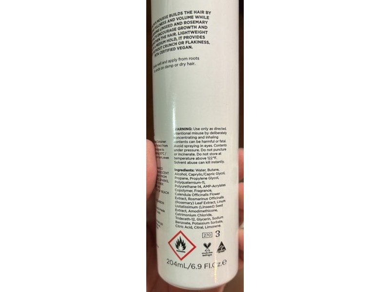 Mr Smith Mousse, 6.7 oz/190 g